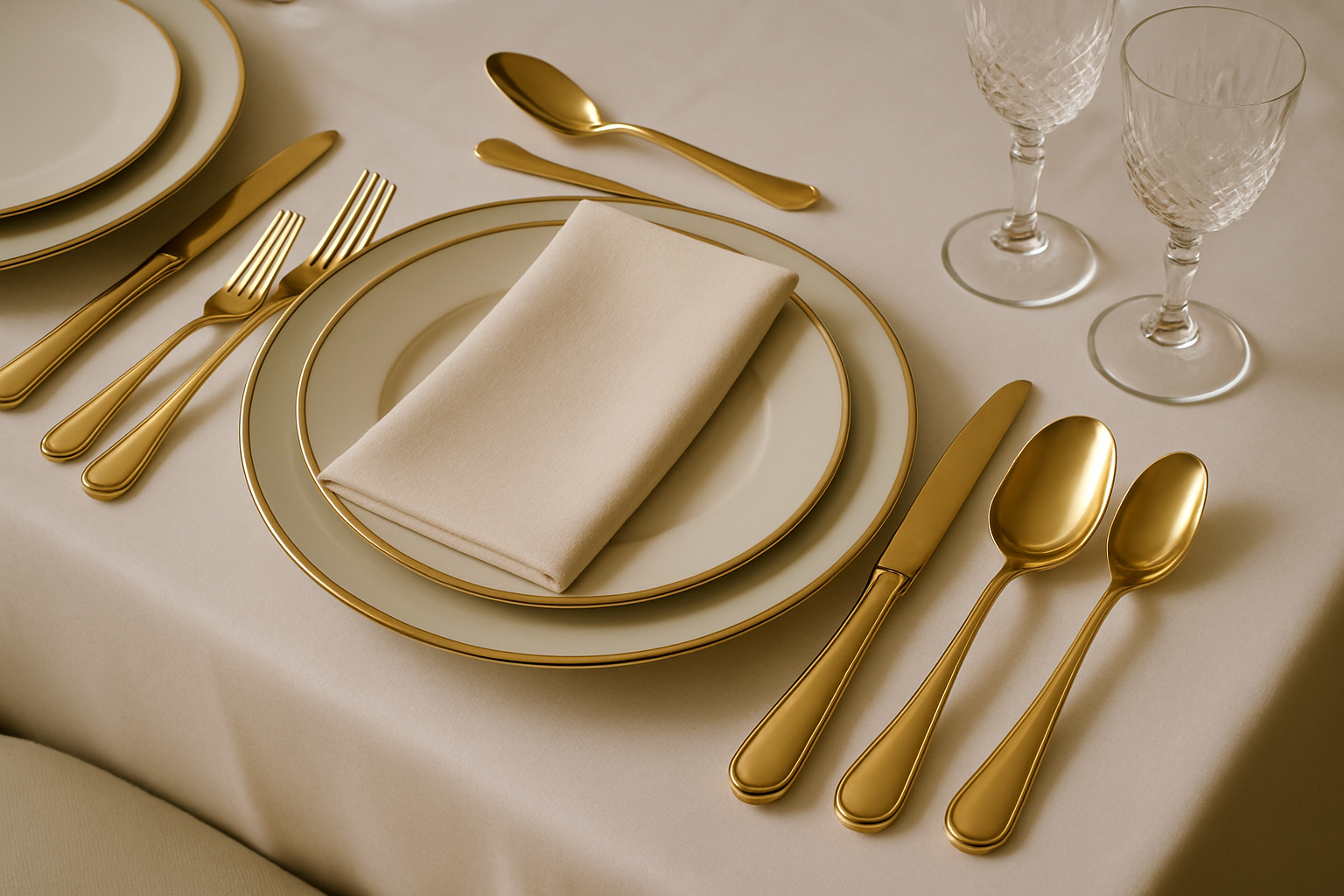 Mesa Dourada Luxo