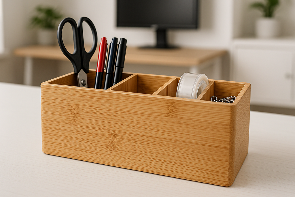 Organizador Bambu - Detalhe Bambu